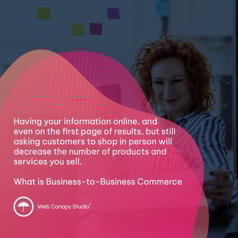 Having your information online, and even on the first page of results, but still asking customers to shop in person will decrease the number of products and services you sell.