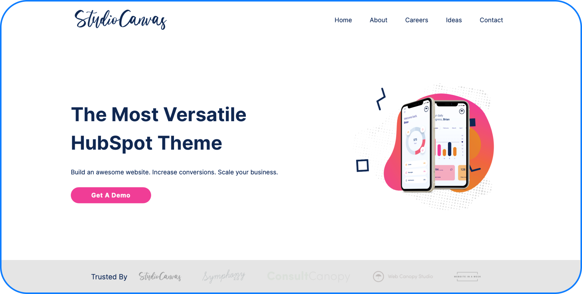 Studio Canva Hero Screenshot