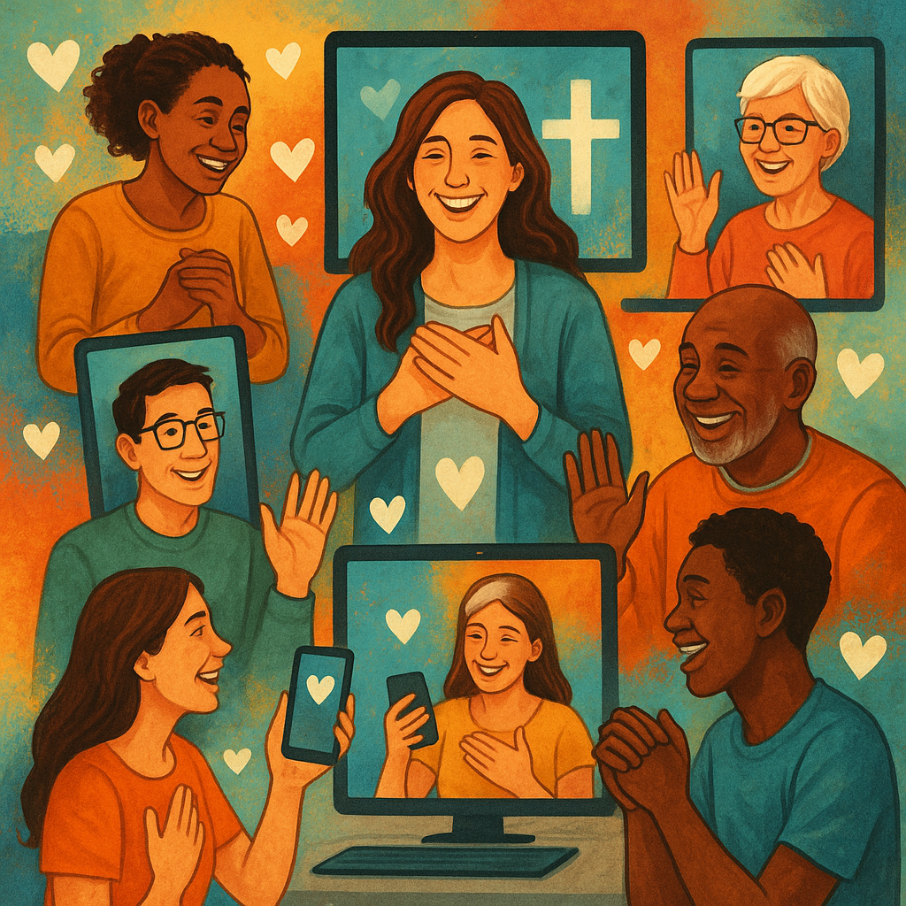 A vibrant community connecting through various dig